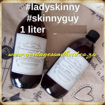 #ladyskinny Lady Skinny /Skinny Guy Weight Loss Solution R990 (1 liter, 5 month supply) 