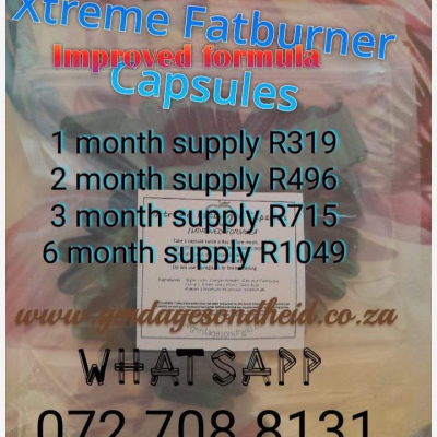 IMPROVED FORMULA Xtreme Fatburner Capsules - 2 capsules a day 6 month supply R1049